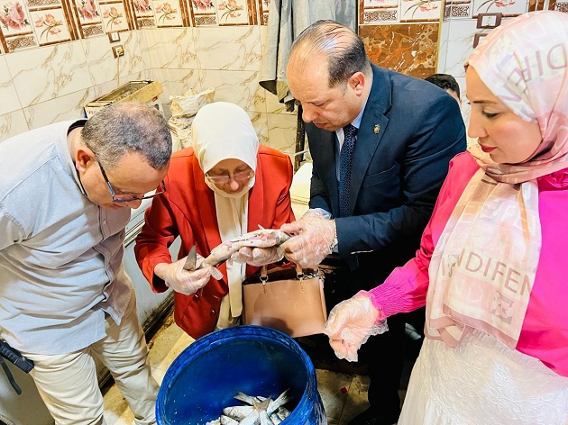 الزراعة تعلن ضبط 71 طن من أسماك مملحة ومدخنة فاسدة 
